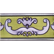 Настенная плитка Francesco De Maio Fiori Scuri Pastena Verde Marcio/Prugna